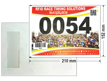 RFID marathon bibs with Foam
